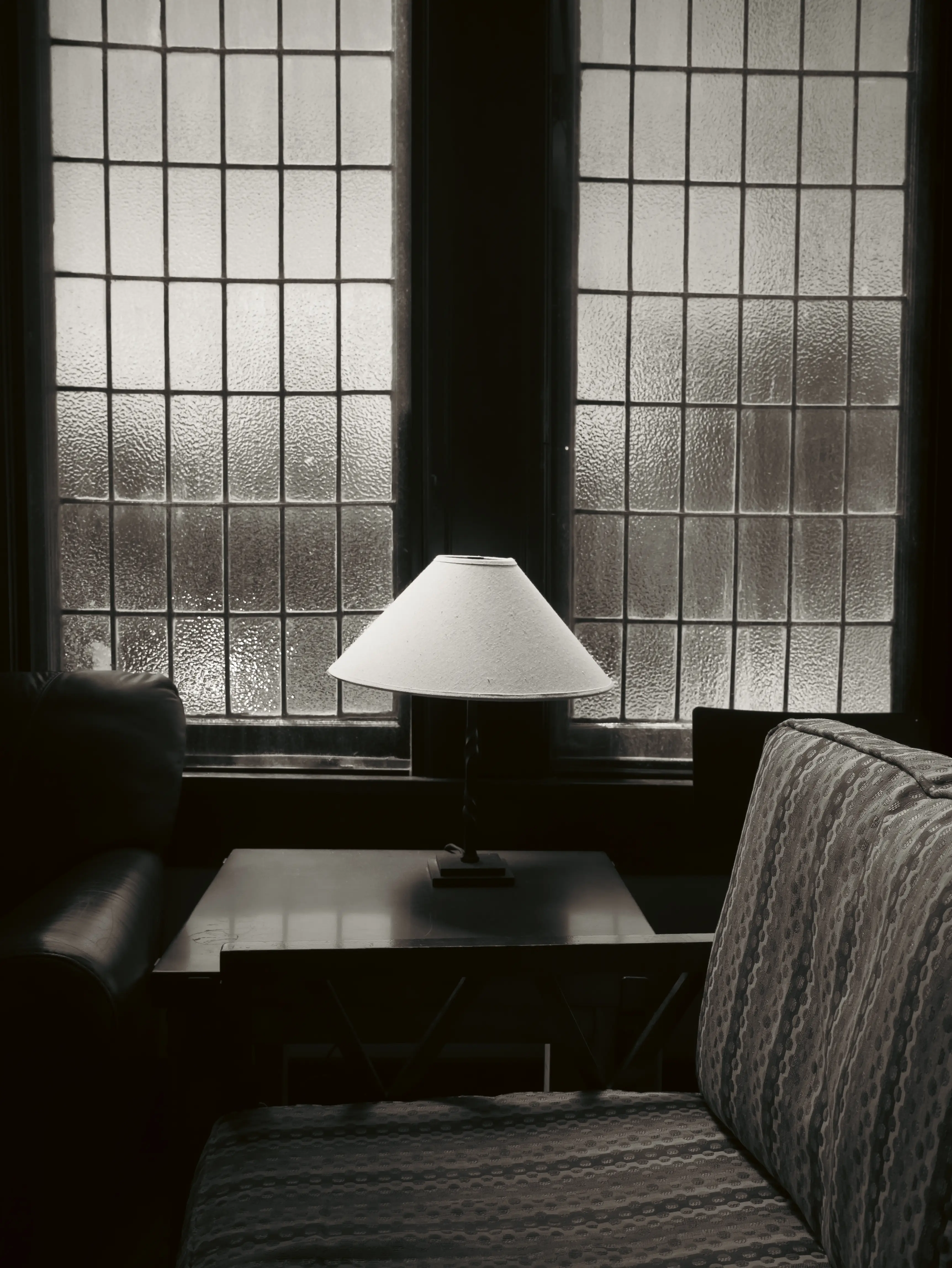 Moody cinematic interior photographed by Tess Devillier
